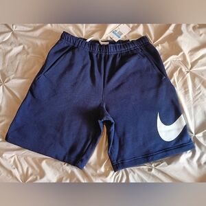 *NWT* Men's Blue Nike Fleece Shorts. Size Medium!